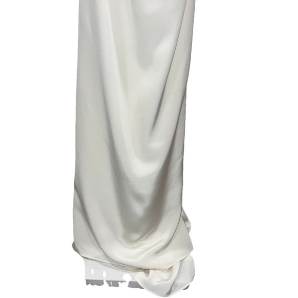 CHRISTOPHER ESBER dress silk strapless maxi gathered column wedding bride 6 NWT - Picture 7 of 13